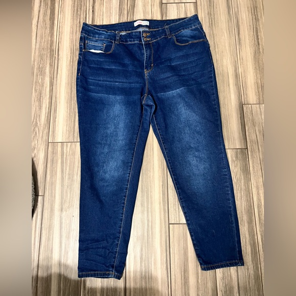 Denim Diva Stretchy Women's Skinny Blue Jeans pants - Picture 1 of 9